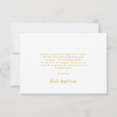 モルタルエレガントボードフェイク金ゴールド卒業 サンキューカード (裏面)