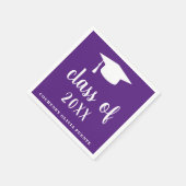 モルタルシンプルボードの卒業のモダン区分 スタンダードカクテルナプキン (角)