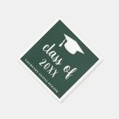 モルタルシンプルボードの卒業のモダン区分 スタンダードカクテルナプキン (角)