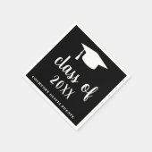 モルタルシンプルボードの卒業のモダン区分 スタンダードカクテルナプキン (角)