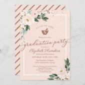 モルタルペッスル薬局グラードパーティーピンクフローラ 招待状 (正面/裏面)