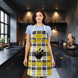 モルタルモチーフのソフィアのフレーバー反乱軍プレイドエプロン エプロン