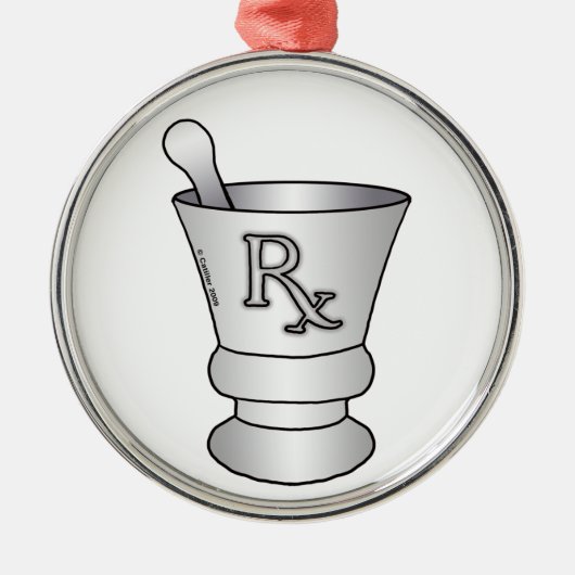 モルタル杵 メタルオーナメント (正面)