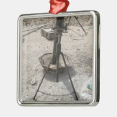 モルタル管 メタルオーナメント (左)