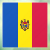 モルダビア国旗 ウィンドウサイン (シート3)