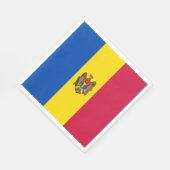 モルダビア国旗 スタンダードランチョンナプキン (角)