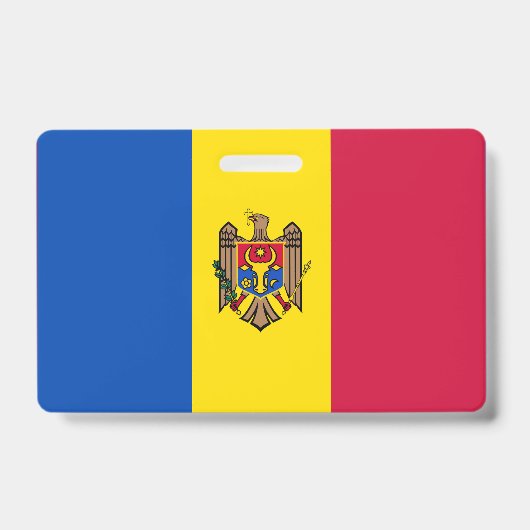 モルダビア国旗 バッジ (正面)