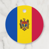 モルダビア国旗 フェイバータグ (裏面)