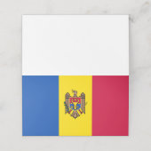 モルダビア国旗 プレイスカード (外部開封)