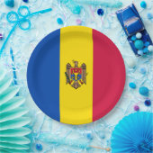 モルダビア国旗 ペーパープレート (パーティー)