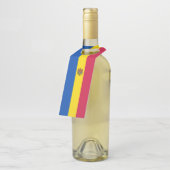 モルダビア国旗 ボトルネックタグ (アングル)