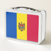 モルダビア国旗 メタルランチボックス (裏面)