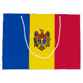 モルダビア国旗 ラージペーパーバッグ (裏面)