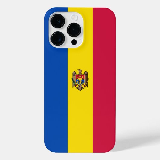モルダビア国旗 iPhoneケース (裏面)