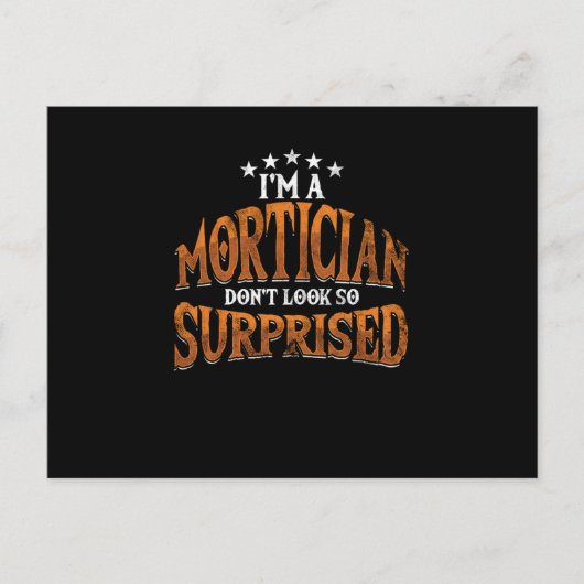 モルティシアのエンバルマー死葬墓地にいる ポストカード (正面)