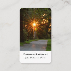 モルティシアンスピリチュアルヒーラー夕焼け光 名刺