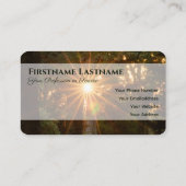 モルティシアンスピリチュアルヒーラー夕焼け光 名刺 (裏面)