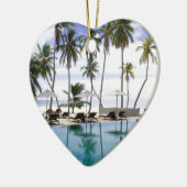 モルディブからの挨拶 セラミックオーナメント (左)