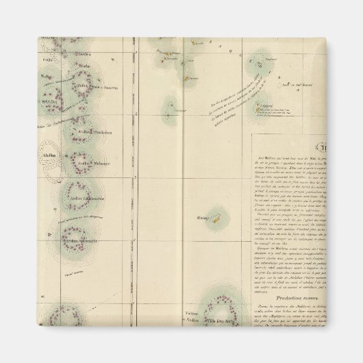 モルディブとラクシャドウェープ諸島アジア107 マグネット (正面)