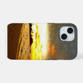 モルディブのサンセット iPhone 15ケース (裏面横)