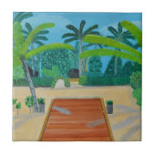 モルディブのタイル タイル (正面)