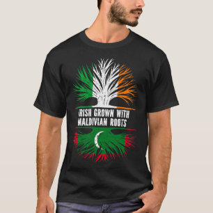 モルディブのルーツアイルランド国旗で栽培されたアイルランド Tシャツ