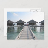 モルディブの休日 ポストカード (正面/裏面)