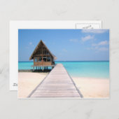モルディブの休日 ポストカード (正面/裏面)