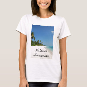 モルディブの新婚旅行 Tシャツ