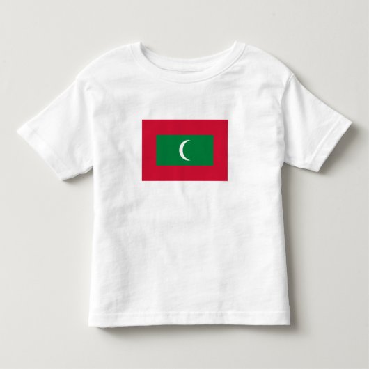 モルディブの旗 トドラーTシャツ (正面)
