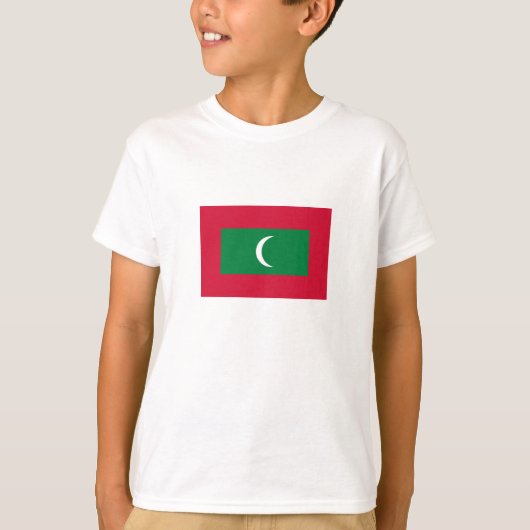 モルディブの旗 Tシャツ (正面)