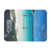 モルディブの水の揺れ マグネット (横)