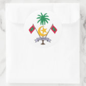 モルディブの紋章 ラウンドシール (バッグ)