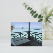 モルディブの美しいビーチ ポストカード (スタンド正面)