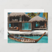 モルディブはがき ポストカード (正面/裏面)