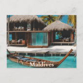 モルディブはがき ポストカード (正面)
