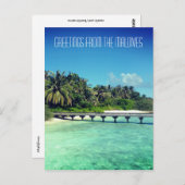 モルディブはがき ポストカード (正面/裏面)