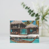 モルディブはがき(1) ポストカード (スタンド正面)