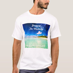 モルディブは旅行します Tシャツ