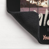 モルディブインディアン海ヴィンテージサンセット土産 マウスパッド (コーナー)