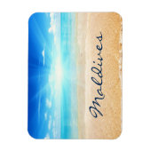 モルディブビーチサンライズ マグネット (縦)