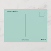 モルディブビーチ ポストカード (裏面)