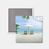 モルディブビーチ マグネット (正面/裏面)