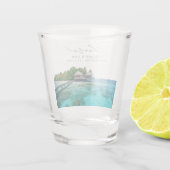 モルディブフォト結婚式の引き出物応援ショットグラス ショットグラス (裏面)