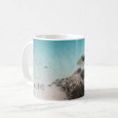 モルディブホワイトサンドラグーンコーラルフィッシュ土産 コーヒーマグカップ (正面左)