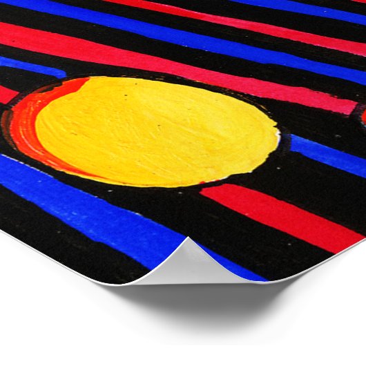 モルディブ伝統的ドレスアートポスター ポスター (角)