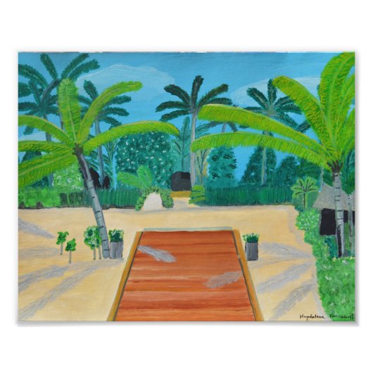 モルディブ写真 フォトプリント            (正面)