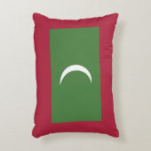 モルディブ国旗 アクセントクッション (正面(垂直))