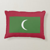 モルディブ国旗 アクセントクッション (裏面)
