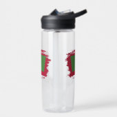 モルディブ国旗 ウォーターボトル (左面)